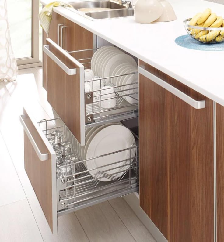 Modular Kitchen with Trolley